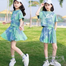 주니어 여 치마 상하복세트 아동복 방송댄스