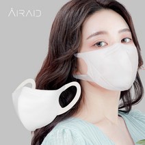 새부리형 마스크 귀편한 날개형 소프트 귀끈 컬러 숨쉬기 편한 일회용 새부리 마스크, 중형 화이트 40매