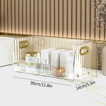 화장품 정리함 미니 화장대 스택 형 메이크업 정리 상자 럭셔리 데스크탑 화장품 보관 잡화 컨테이너 컵 선, 02 S2
