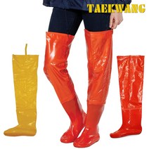 TK-B9200 PVC 물장화 노랑 주황 230~280 갯벌 장화 모내기 농업 어부 양식 양어 낚시 하수처리 태광
