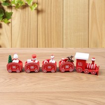 썸띵 눈꽃 눈사람 요정 나무 장난감 기차 장식품, 랜덤