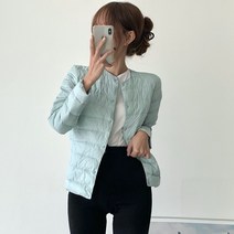 웨이브나인 여성 따뜻하고 가벼운 경량패딩 아우터 점퍼 패딩
