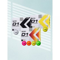혼마 NEW D1 골프공 2피스 12알 BT2201HONMA GOLF BALL, 0079 멀티컬러