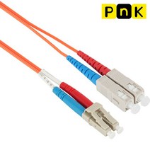 (PNK) LC-SC-2C 멀티모드 광점퍼코드 케이블 15M TANI * 320EA, 1