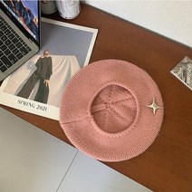 일본 하라주쿠 Y2K 핫보이 걸스 크로스 스타 메탈 니트 베레모 모자 펑크 시크하고 코튼 화가 Gorras