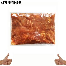 식자재 식재료 도매) 매운불닭갈비(500g) 1개, 쿠S 1, 쿠S 본상품선택