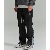 NOT4NERD Two Way Side Zipper Nylon Pants - Black