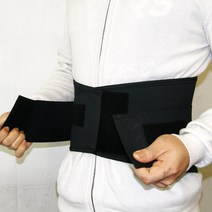 가정용 간편한 국산 허리보호대, C.허리9인지 허리2중살색 L