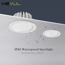 IP65 Waterproof LED Downlight 5W 7W 9W 12W 15W Waterproof Recessed lamp LED Ceiling Spot Light For B, Warm White, white
