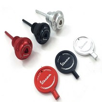 현카 베스파 엔진 오일 테스트 게이지 봉 계랑 스틱 부품 도구 연료 깊이, (02)블랙