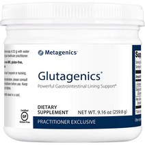 메타제닉스 Metagenics 글루타그닌 - 건강한 위장 안감 지원 적절한 소화 및 면역 지원을 위한 L 글루타민 포뮬러 60회 제공량, 기본