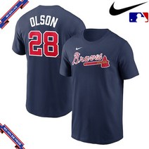 [미국정품] 나이키 MLB Matt Olson 애틀랜타 브레이브스 Name & Number - Navy 728789