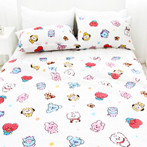 BT21 베이비스케치 뱀부리플홑이불