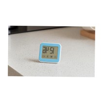 양문냉장고 자취방주방 요리용타이머 탕비실 자석타이머 커피타이머 조리용타이머 요리알람 냉장고부착, 블루