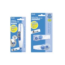 플러스 수정테이프 WH-605/WH-604/리필2입, 4.2mm 리필(WH-604R-2P)