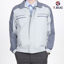 웰컴가운 TB-102 그레이 회사 유니폼 티뷰크 자켓 상의 손자수, TB-102 상의3XL(110)