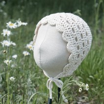 슬로우모먼츠 사계절 데이지 보넷 - 아기보넷 코바늘 보넷 만들기 DIY 키트, 20코발트