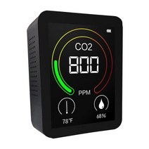 실내 이산화탄소 센서 측정기 디지털 공기 감지기 지능형 품질 분석기 가정용 대기 오염 모니터 가스, 한개옵션0