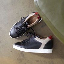 티투알 T2R 6.5cm 키높이 수제 스니커즈 알버트 B59 블랙