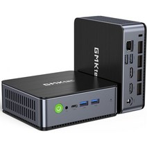 GMKtec 미니 PC RJ45, Intel i7-12650H 24GB+1TB