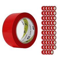 신흥 50M 칼라 빨강색 컬러테이프, 50개