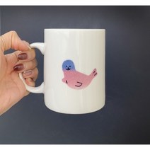 온도에 따라 색이 변하는 머그컵 DIY 키트 (기본도안) 에듀팜, 붓 추가