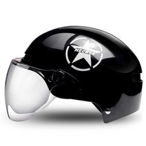 자외선 차단 오토바이 헬멧 퀵보드 자전거 스쿠터헬멧, 우아한 블랙