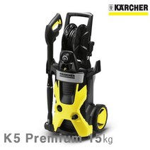 카처 고압 세척기 K 5 Premium, 옐로우 + 블랙