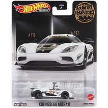 미니어처 Hot Wheels 자동차 KOENIGSEGG AGERA R 1/64 리얼 라이드 메탈 다이캐스트 모델 자동차 DMC55, 01 KOENIGSEGG AGERA R