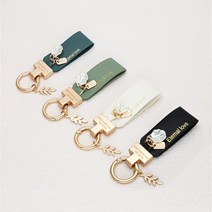 튜모 기아 더뉴 레이 스마트 키케이스 키링 키홀더 전화번호 키링, 스트랩, 블랙