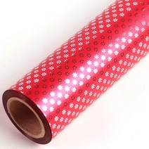 노크원 비닐포장지당일발송, 11계란꽃/소/빨강, 1롤