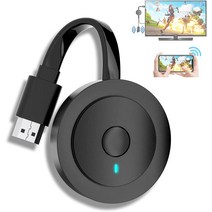 4K 무선 HDMI 디스플레이 와이파이 스트리밍 영화 쇼 아이폰 아이 패드 안드로이드 태블릿 HDTV 라이브 TV 수신기, 기본