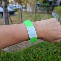 종이 입장권 팔찌 손목띠 놀이공원 10개입, 옐로우(10개입)