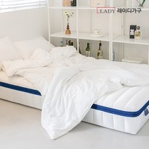 레이디가구 몬스터 에센셜 본넬 필로우스프링 침대 매트리스 킹, 화이트