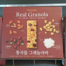 피코크 통곡물 그래놀라바 33g x 4입 132g