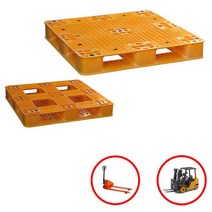 PGM1*^몰내수용 플라스틱 파렛트 편면 빠레 깔판 중량용 파렛 국산 양면용 지게차용품 운반 빠렛 운반기 중량레 바닥^*1췤pgm, *^^옵션*^중량용파렛트-노랑