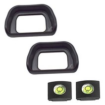 소니 알파 a6100 a6300 a6000용 아이피스 아이컵 뷰파인더 뷰파인더 fda-ev2s(2팩)용 nex-6 nex-7 디지털 카메라 핫슈 커버가 있는 ulbter 아이컵
