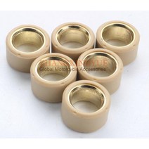 바이얼 킥스타터 부품 9g-13g 6pc 레이싱 성능 바리에이터 롤러 웨이트 20x12mm for teo39s 125 x-city 125 x-max 125 yw bws 125, 9g