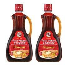펄밀링 버터 오리지널 시럽 Pearl Milling Company Syrup Original 710ml 2개
