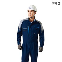 춘하 잠재권축사 스판 스즈끼 정비복 우주복 작업복, L(95), 네이비(sftb731)