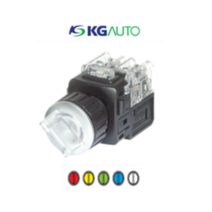KG-AUTO 조광형 셀렉터스위치 25파이 KGT-J2M1D2 KGT-J2M1V2 알루미늄 매입형 2단 수동, KGT-J2M1D1(110/125V d.c), 적색