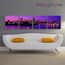 바인 4분할 인테리어액자 35x35 20종, 타입:4