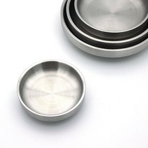 스텐 샤틴이중찬기 (무광) 5개묶음, 1호 90mm 5개