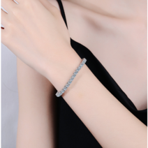 [ GRA인증서 ] 헤스킨 모이사나이트 럭셔리 포에버 테니스 팔찌 고급케이스 포장