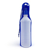 행사 매대 진열 애완견 물병 250ml/500ml 플라스틱 휴대용 동물 야외 여행 접이식 식수 공급기 그릇, 02 blue_02 250ml