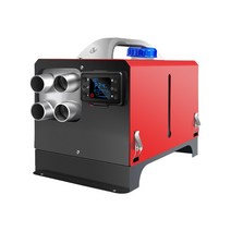 무시동히터 이동식 카니발 12v 24v 화물차 차량용 경유 온풍기 히터 차박 캠핑, 12V 알미늄합금 수직LCD +리모컨 강화