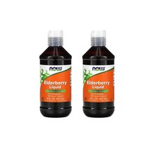 NOWFOOD 나우푸드 액상 엘더베리 500mg 237ml(8fl oz) 구연산 및 소르빈산칼륨 X 2EA