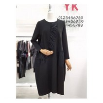 [YK] W몰 곱창프릴 오버핏 원피스 Y194C606