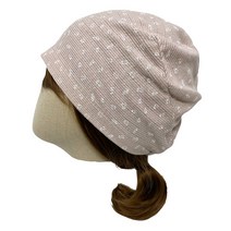 엄마짱 MDC_9512_풀내음 골지 순면두건 / 여성 봄여름 순면비니 수면비니 중년여성 위생모 국내제작순면 사계절비니