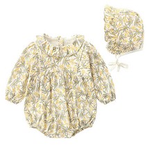 스타도어 플라워 긴팔수트 레이스모자세트